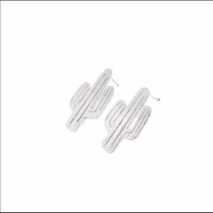 🌸3/$20 Cactus Stud Earrings Silver/Gold/Rose Gold